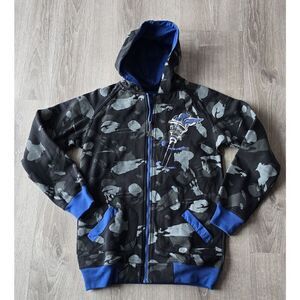 Anonymous Raider Jean Co Outrage Outlaws Heavy Cotton Zipper Hoodie Youth M